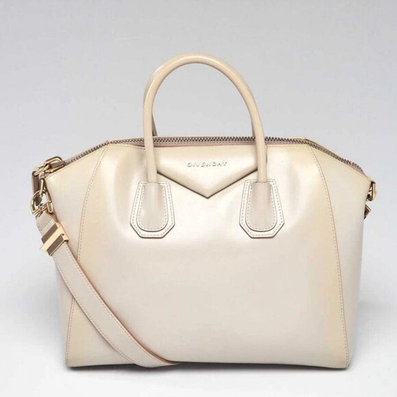 Givenchy Grey Smooth Calfskin Leather Medium Antigona Bag - Picture 1 of 12